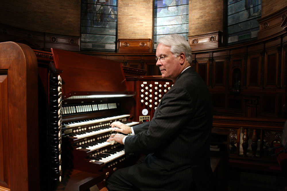 Stephen Hamilton at St. Paul's Chapel, Columbia University, New York City