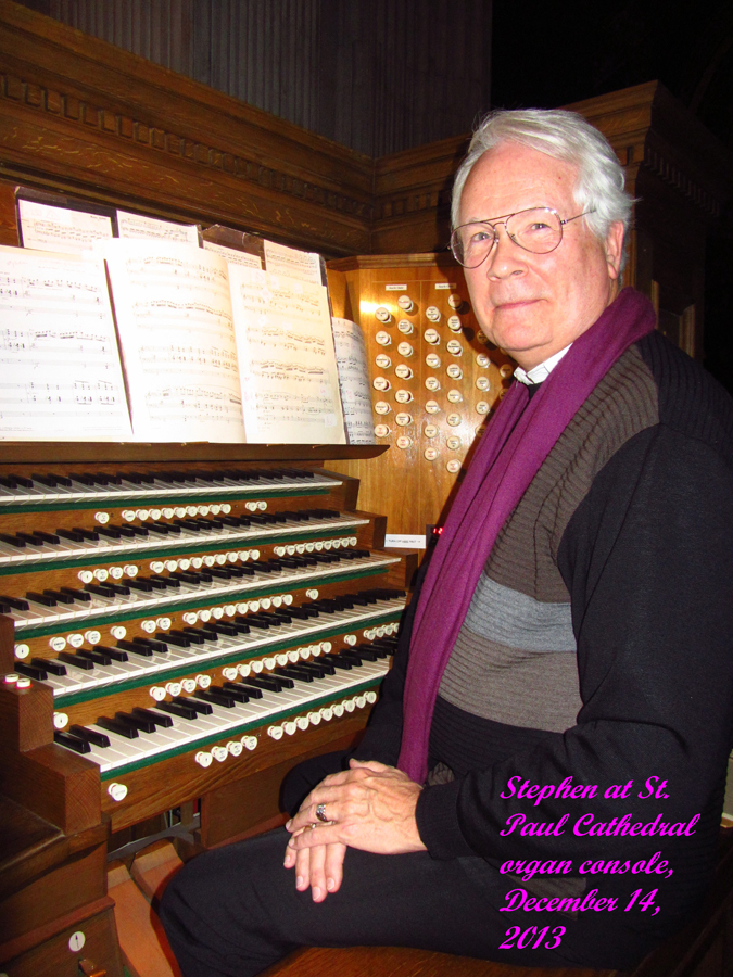 Stephen Hamilton at St. Paul's Cathedral, London